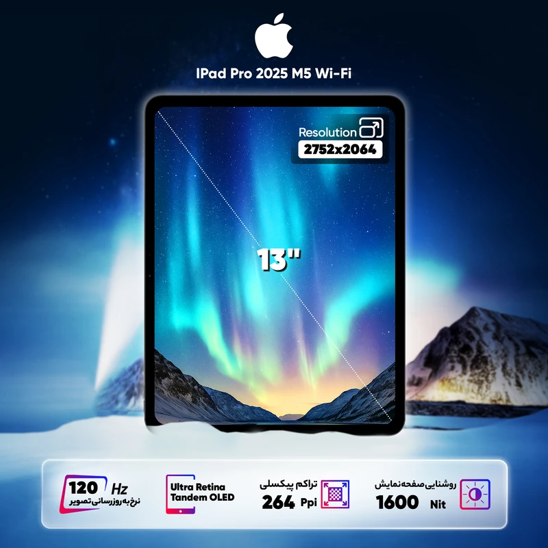 تبلت 13 اینچ اپل مدل M5 Wi-Fi