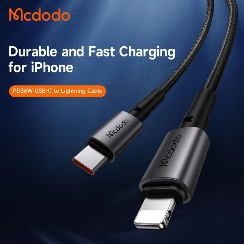 کابل تبدیل لایتنینگ به USB-C مک دودو مدل CA-2850 طول 1.2 متر - Image 4